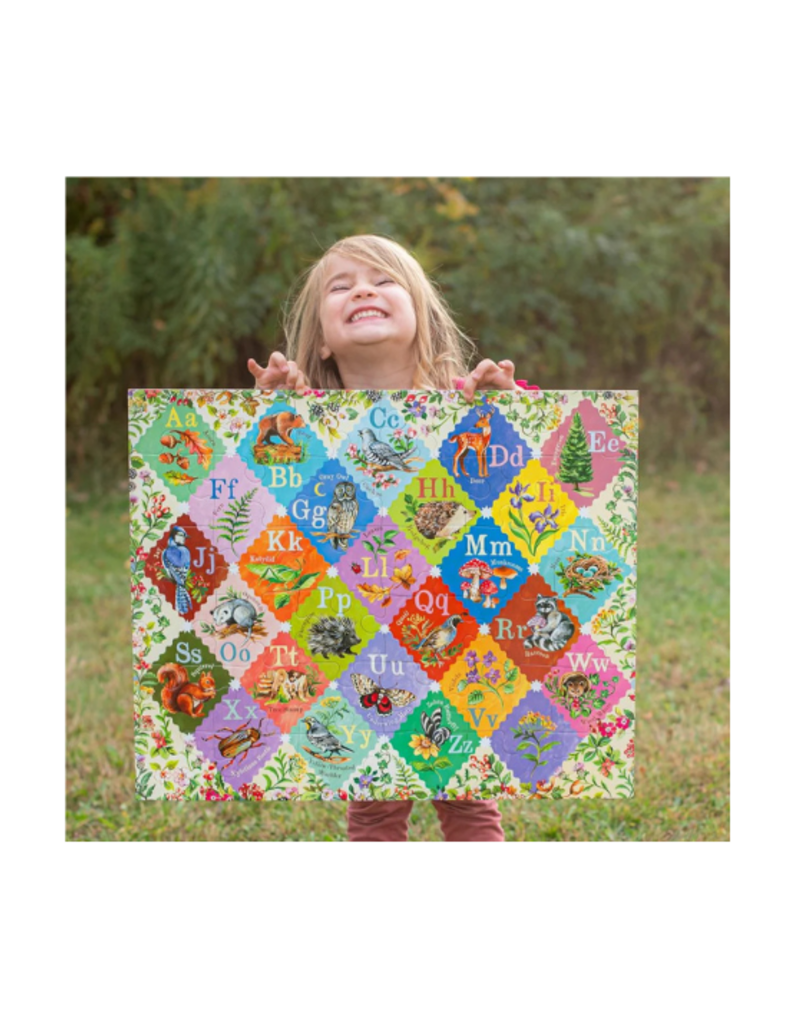 eeBoo Eeboo - A is for Acorn 36 Piece Giant Alphabet Puzzle