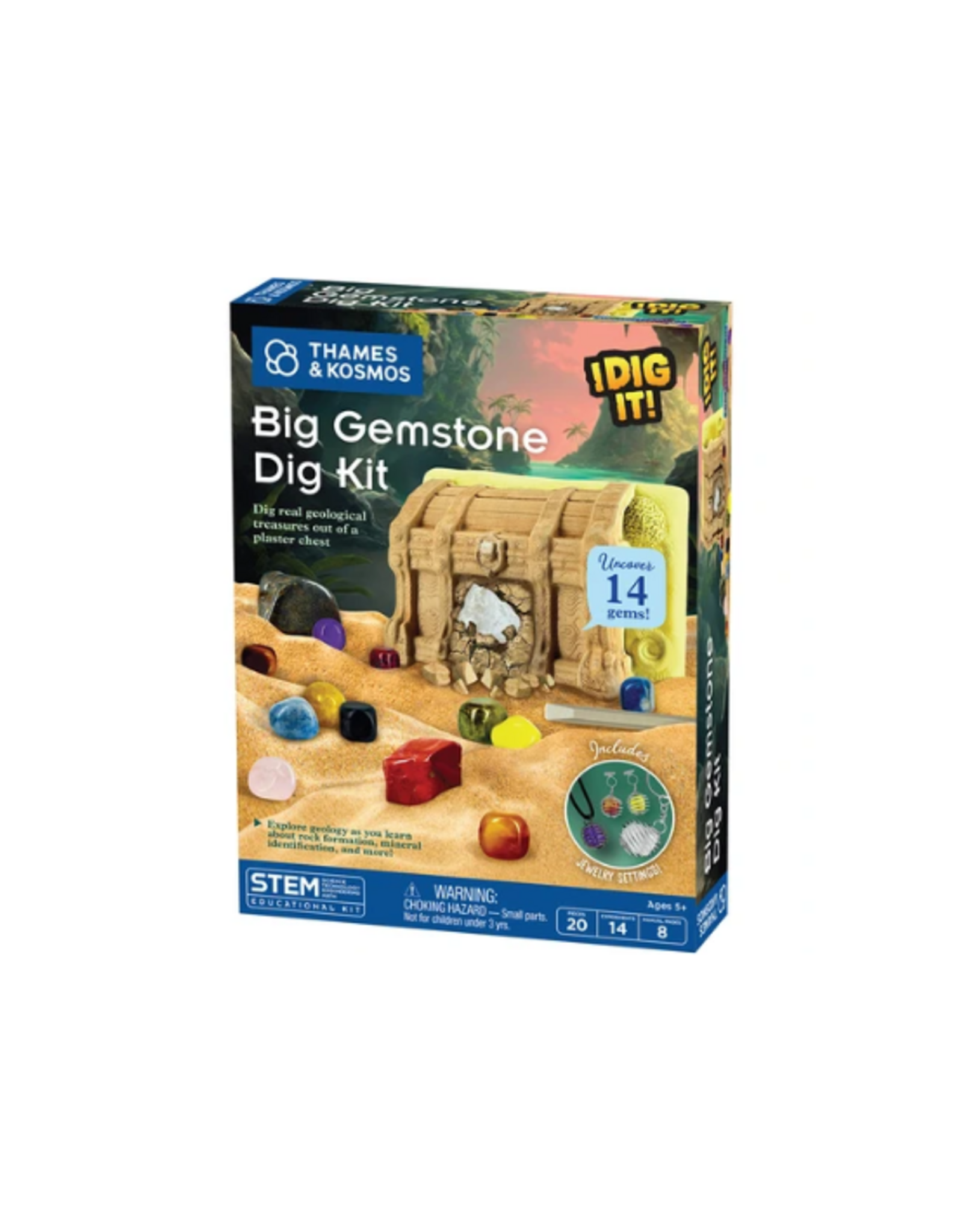 Thames & Kosmos Thames & Kosmos - I Dig It! Big Gemstone Dig Kit