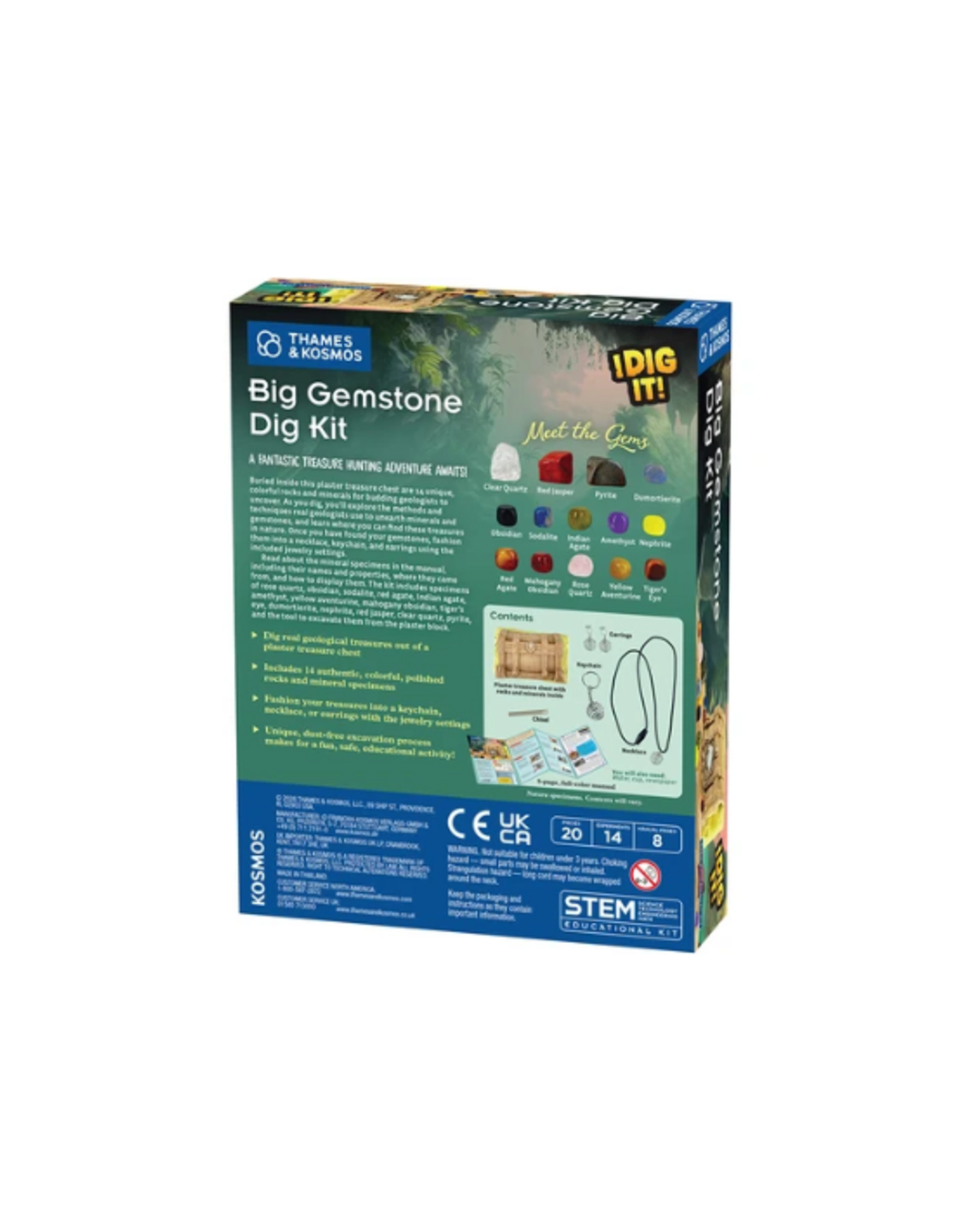 Thames & Kosmos Thames & Kosmos - I Dig It! Big Gemstone Dig Kit
