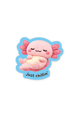 Sticker You Sticker You - Fuzzy Just Chillin Axolotl