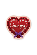 Sticker You Sticker You - Fuzzy Love You Heart