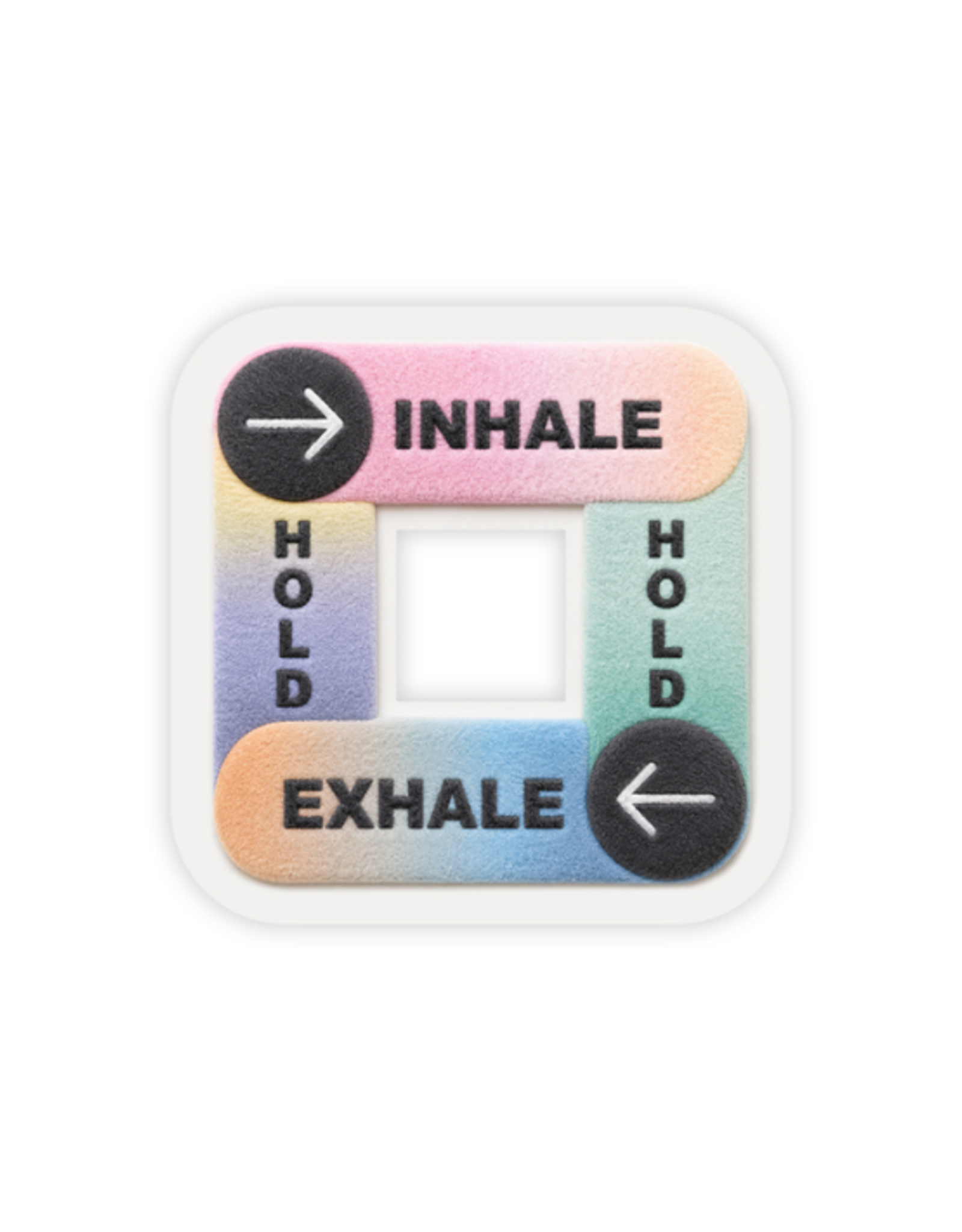 Sticker You Sticker You - Fuzzy Inhale Exhale Pastel