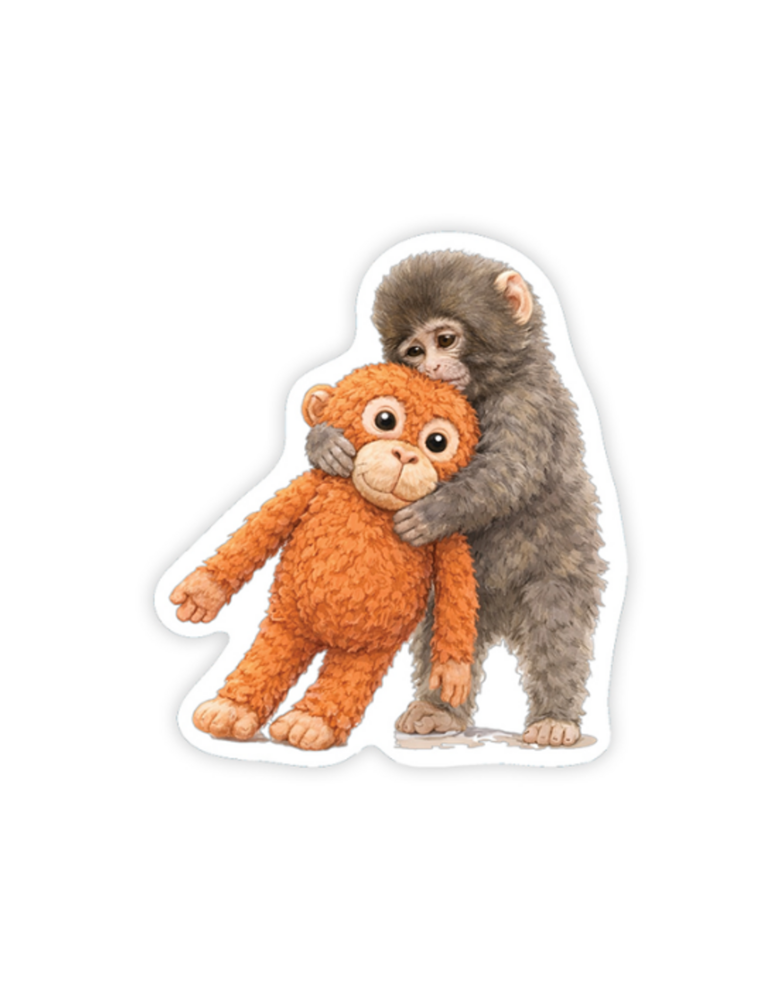 Sticker You Sticker You - Fuzzy Punch the Monkey