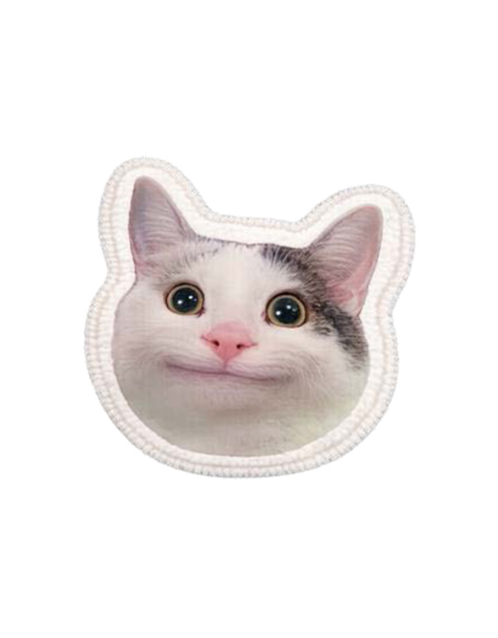 Sticker You Sticker You - Fuzzy Beluga Cat