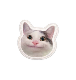 Sticker You Sticker You Fuzzy Beluga Cat