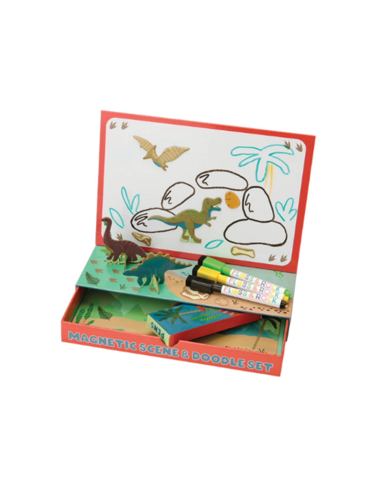 Floss & Rock Floss & Rock - Dino Magnetic Scene & Doodle