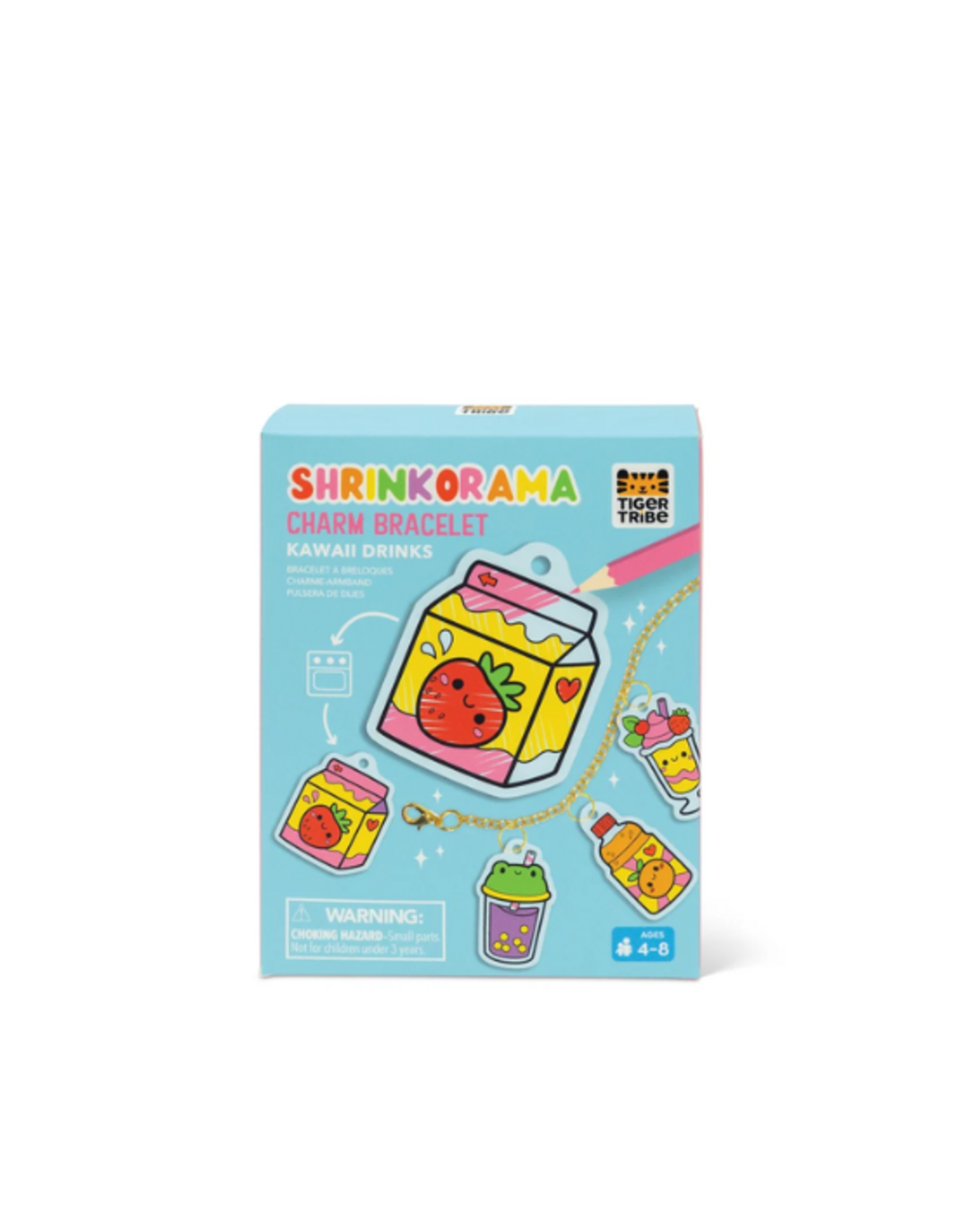 Tiger Tribe - Shrinkorama - Charm Bracelet - Kawaii Drinks