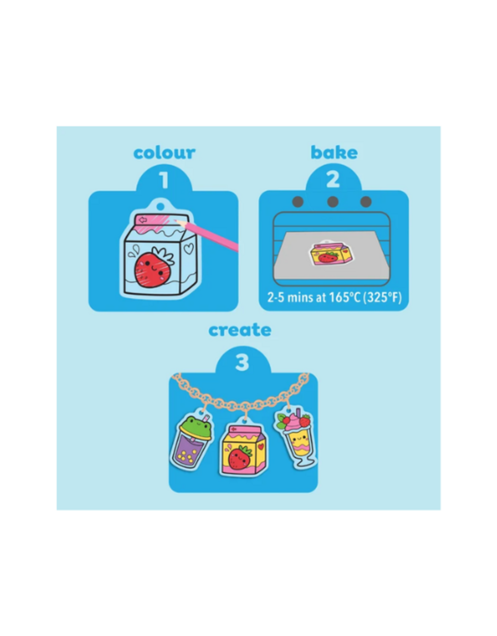 Tiger Tribe - Shrinkorama - Charm Bracelet - Kawaii Drinks