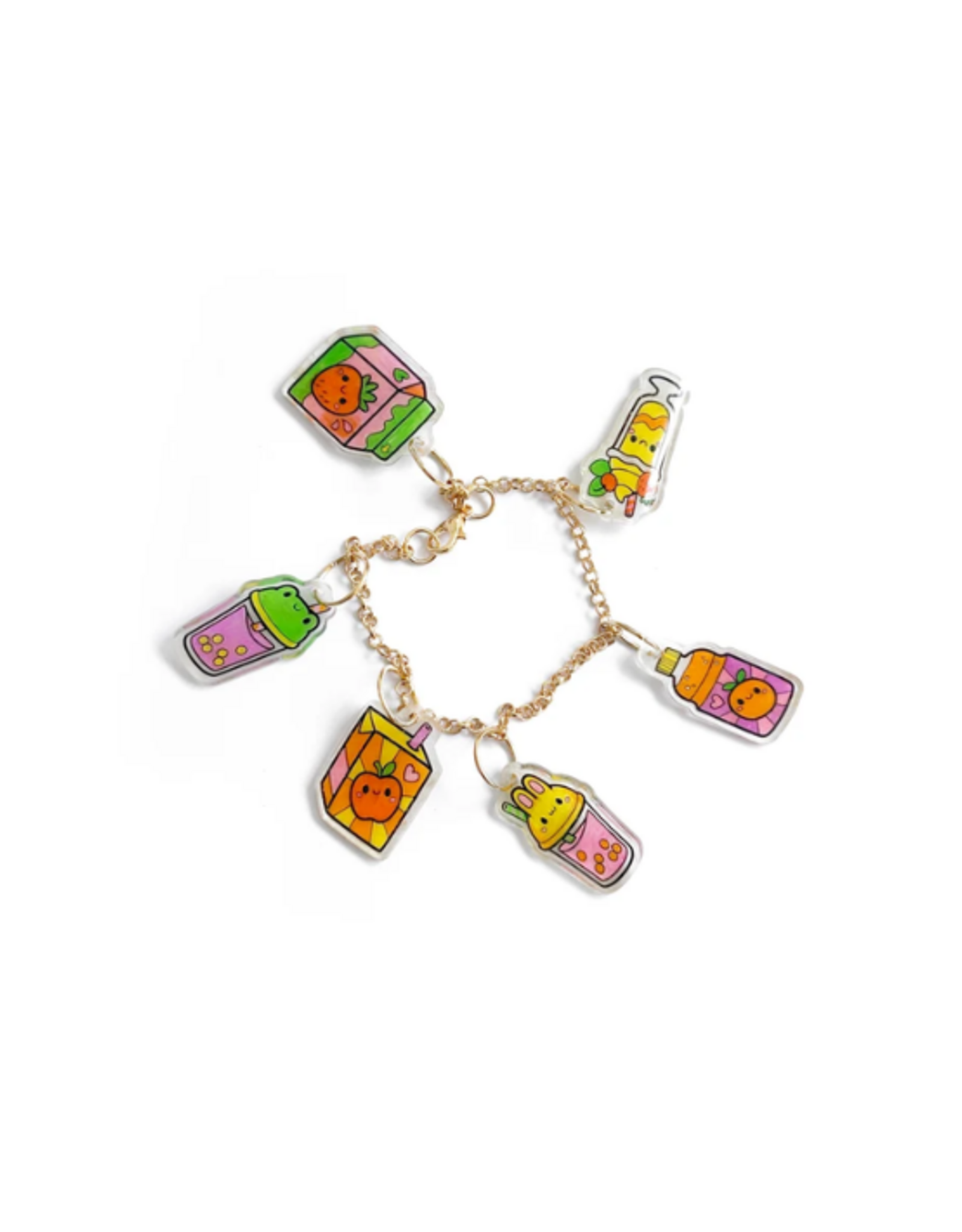 Tiger Tribe - Shrinkorama - Charm Bracelet - Kawaii Drinks