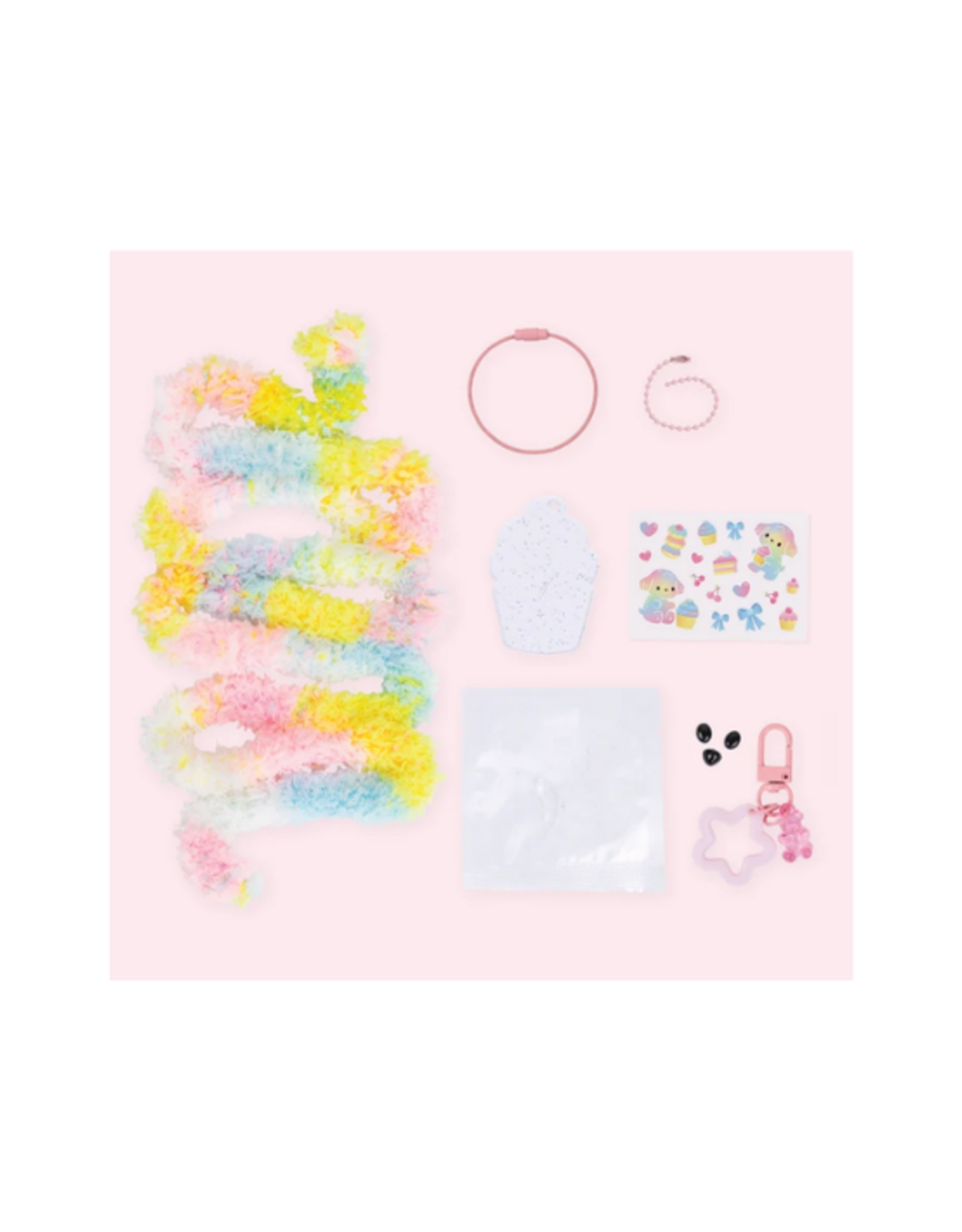 Tiger Tribe - Bag Charm Kit - Fluffy Dog