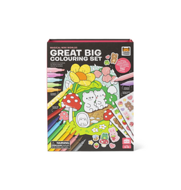 Tiger Tribe Great Big Colouring Set Magical Mini Worlds