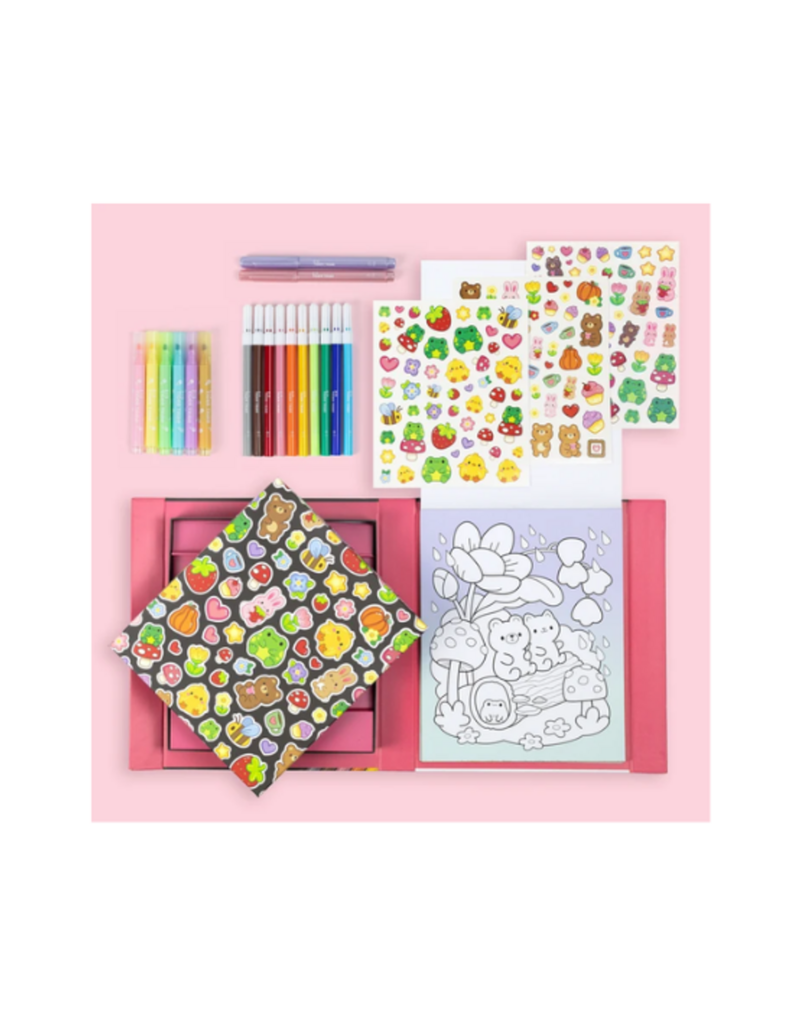 Tiger Tribe - Great Big Colouring Set - Magical Mini Worlds
