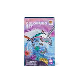 Tiger Tribe Shimmer Colouring Set Sea Life
