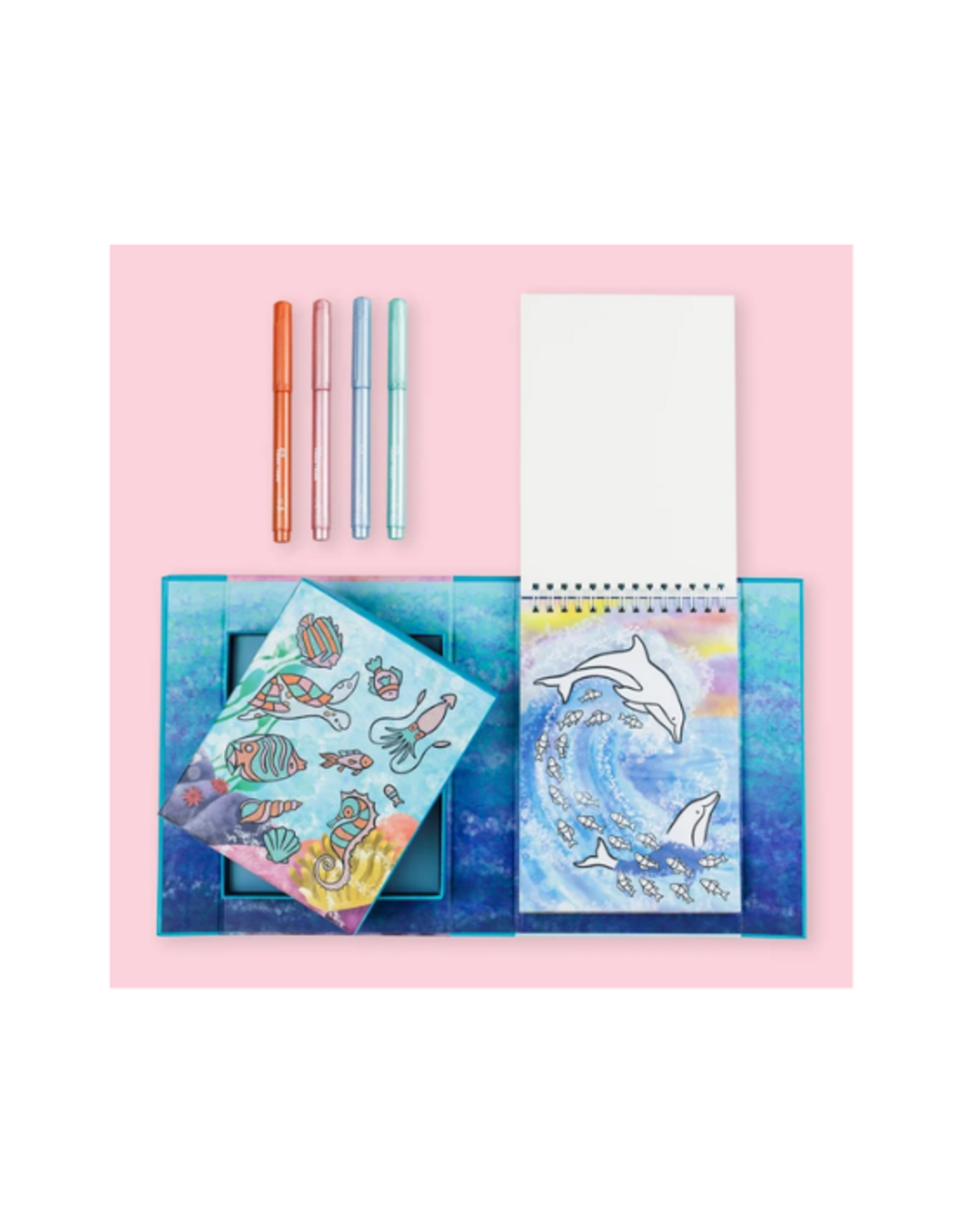 Tiger Tribe - Shimmer Colouring Set - Sea Life