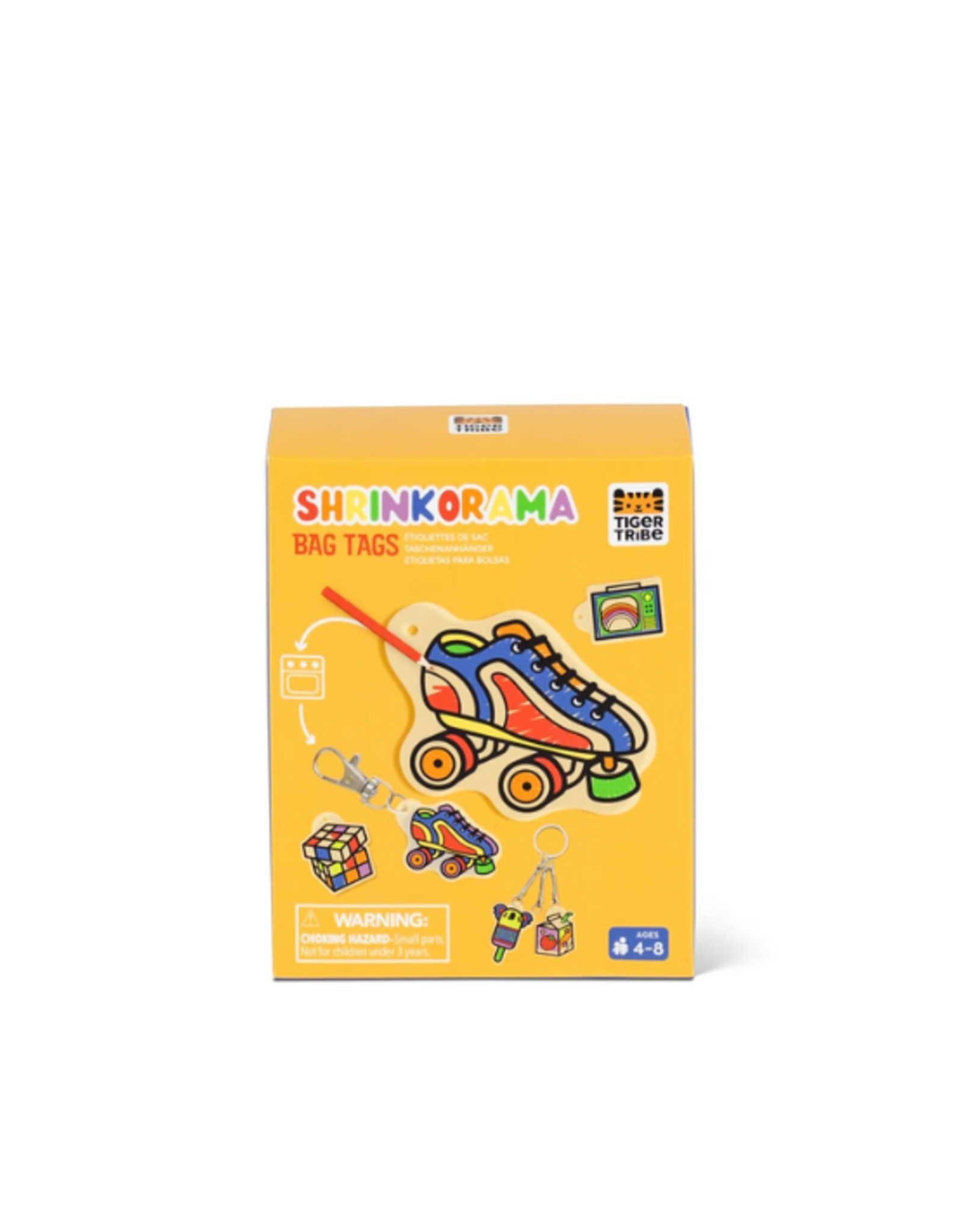 Tiger Tribe - Shrinkorama - Bag Tags - Retro
