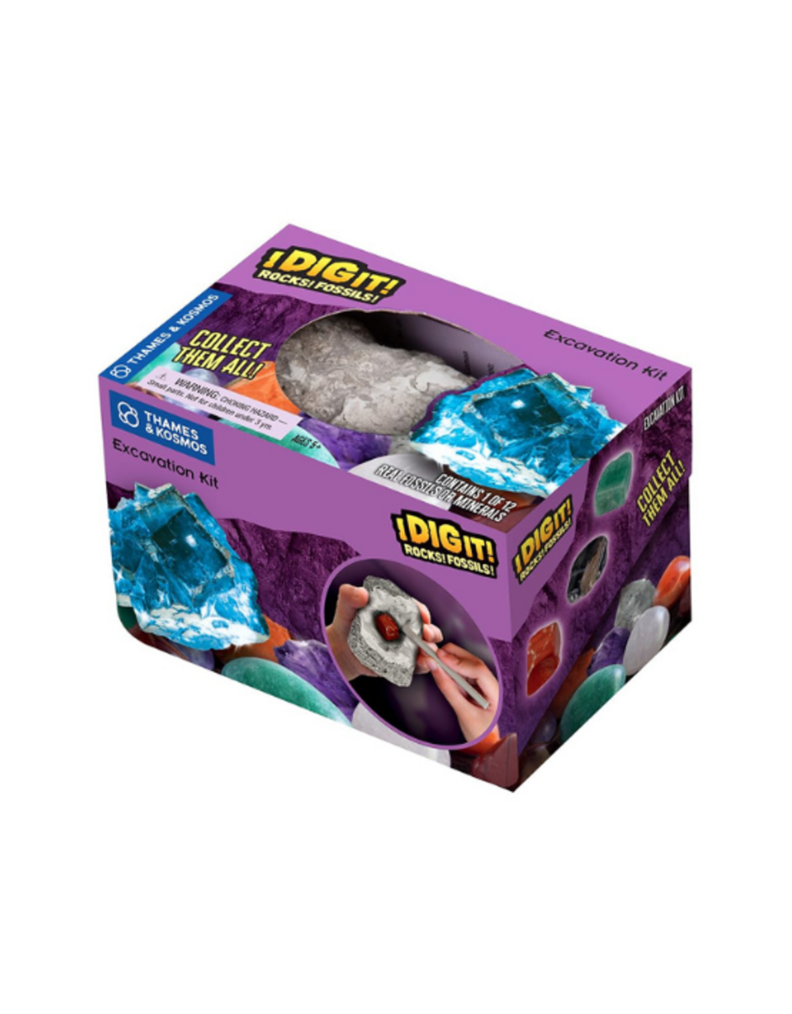 Thames & Kosmos Thames & Kosmos - I Dig It! Rocks & Fossils - Mini Excavation (Giftbox)