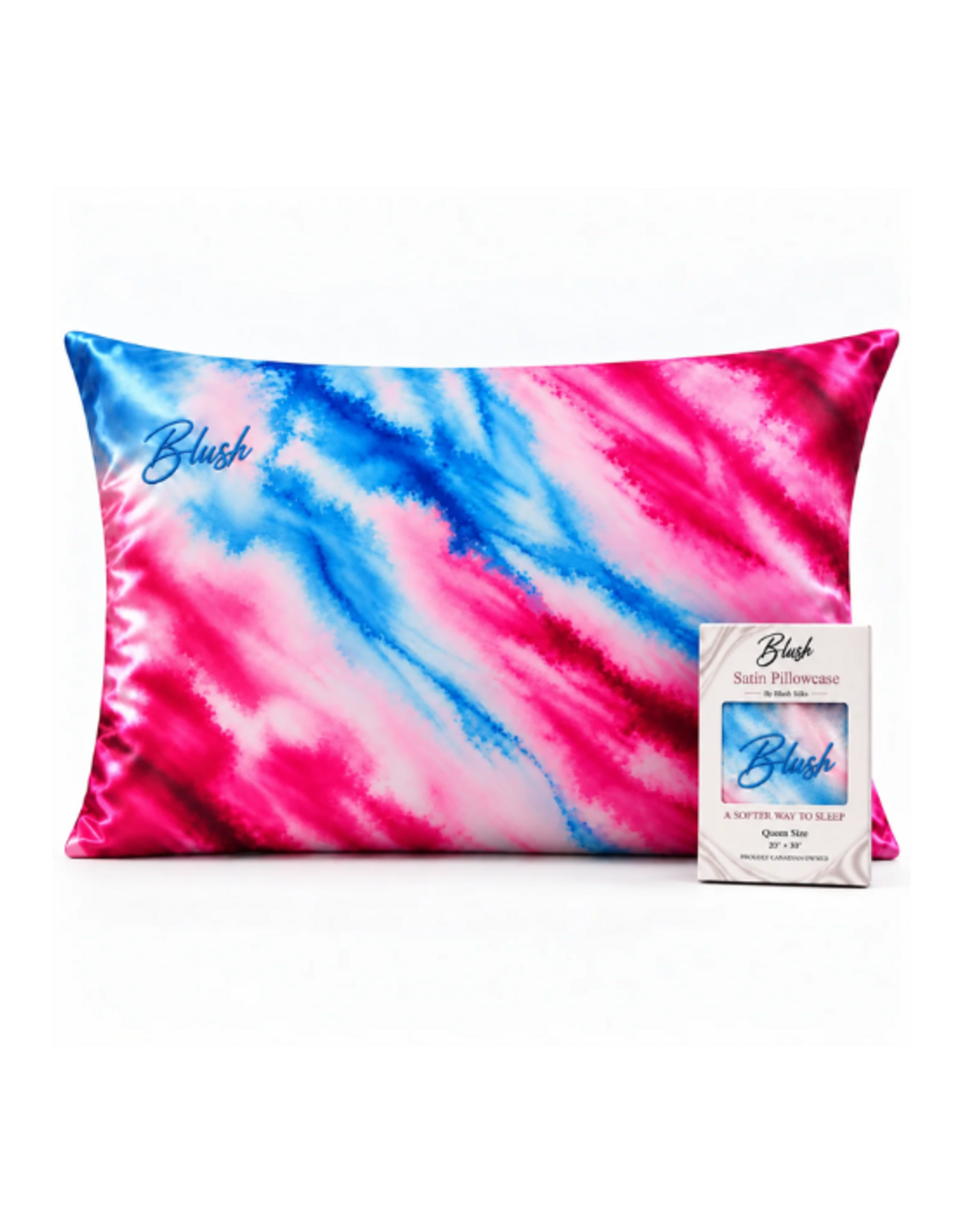 Blush Silks Blush Silks - Satin Pillow Cases - Watercolor Tie Dye