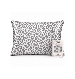 Blush Silks Blush Silks Satin Pillowcases Grey Leopard