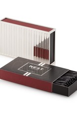 Nest Silver Matchbox Holder With Matches