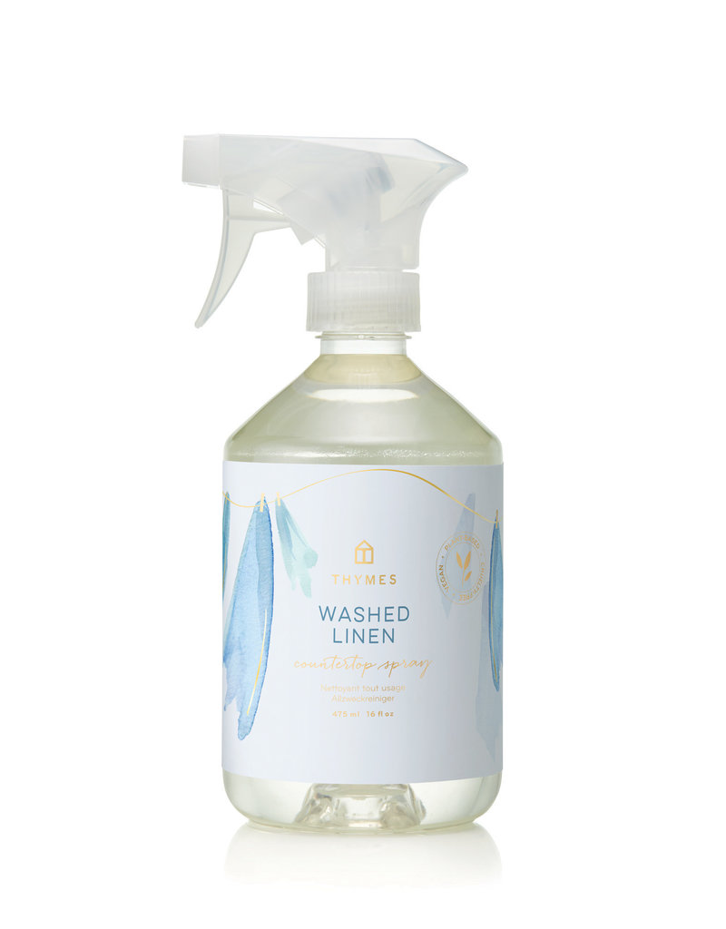 Thymes Washed Linen Countertop Spray 16.5 oz