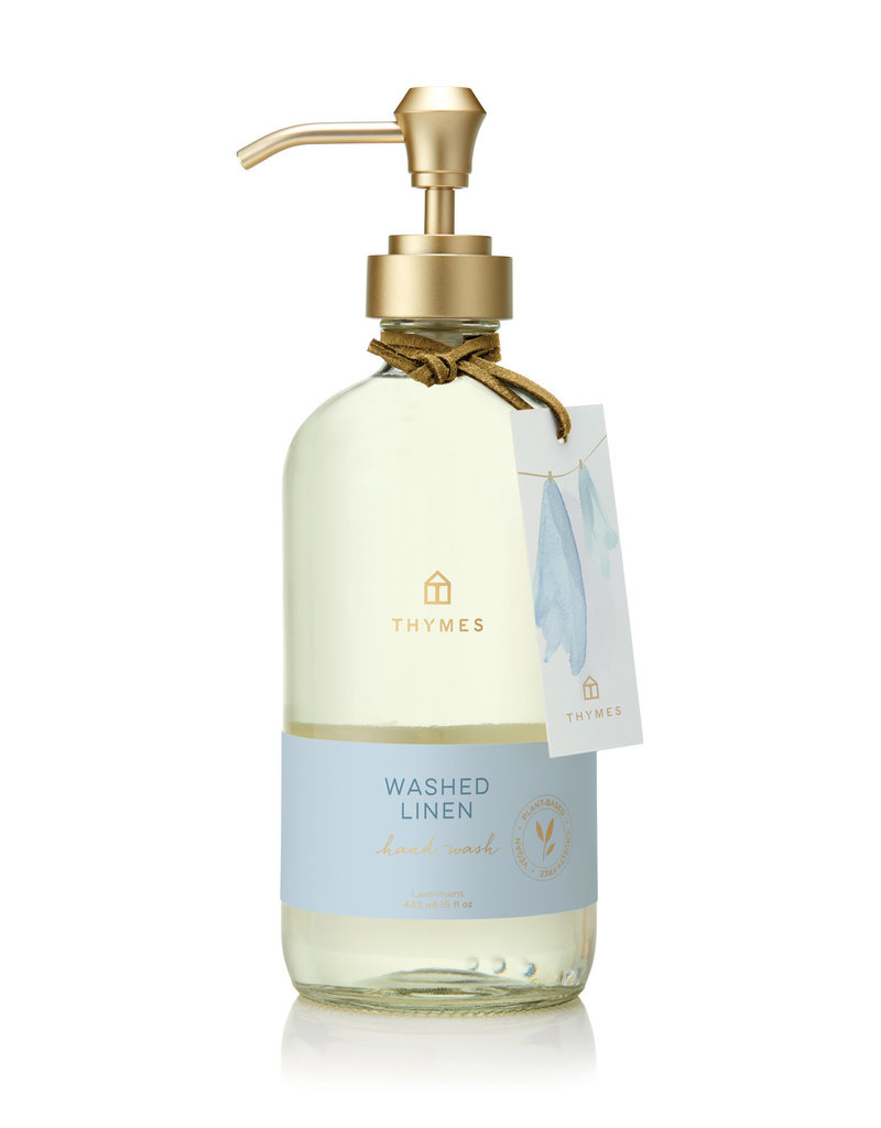 Thymes Washed Linen Hand Wash 15 oz