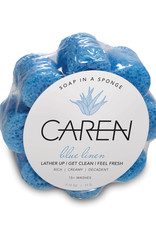 Caren Blue Linen sponge