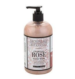 Archipelago Botanicals Charcoal Rose Hand Wash 17 oz