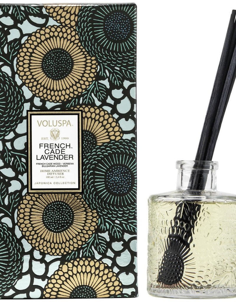 Voluspa French Cade Lavender Reed Diffuser 3.4 oz