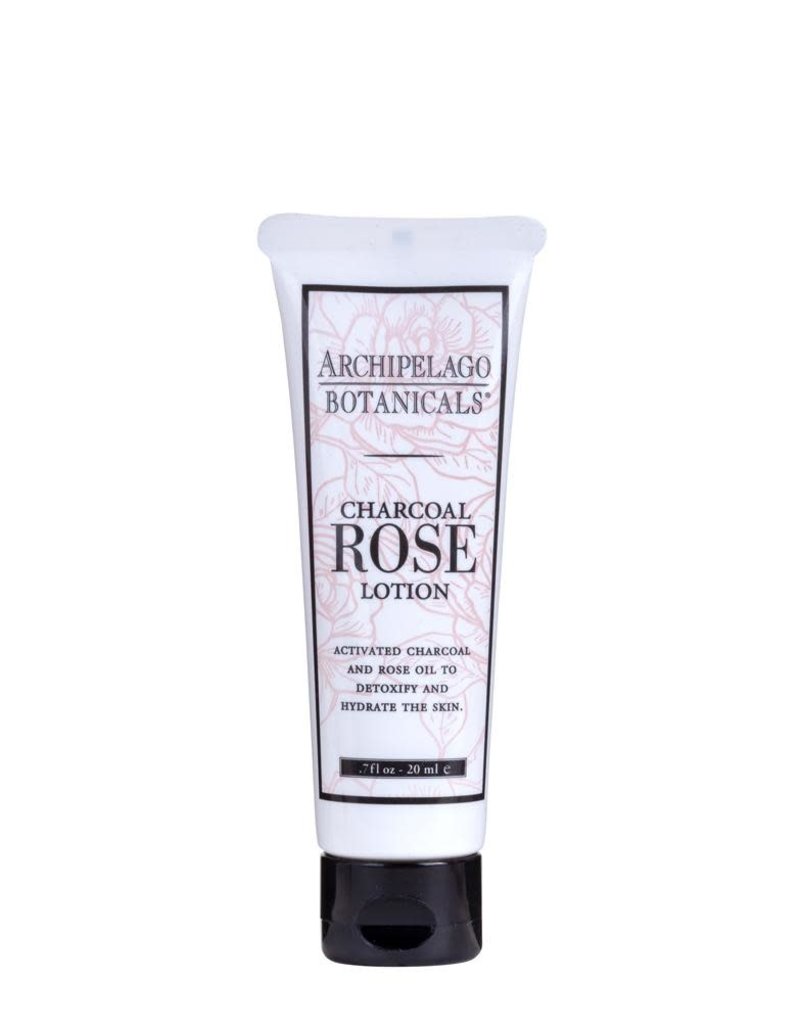 Archipelago Botanicals Charcoal Rose Travel Lotion  1 0z