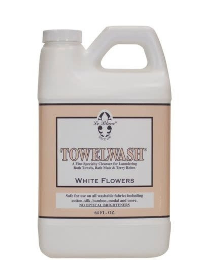 LeBlanc White Flowers Towel Wash 64 oz