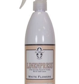 LeBlanc White Flowers Linen Press 32oz