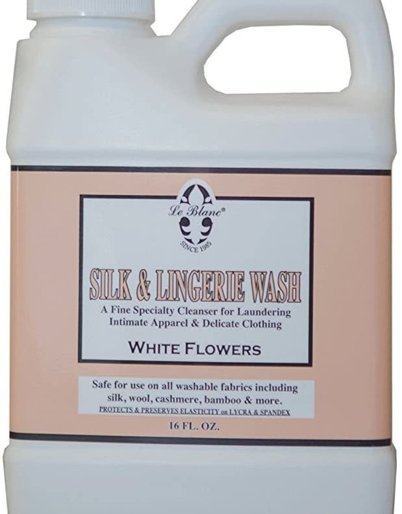 LeBlanc White Flowers Silk & Ling. Wash 16oz