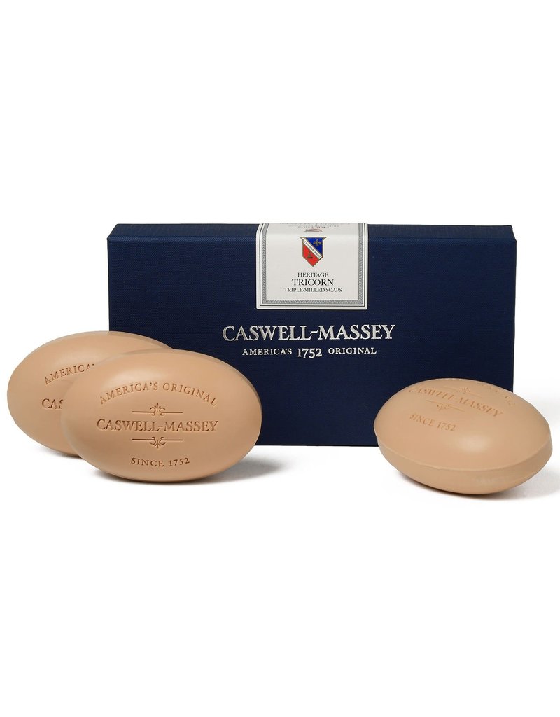 Caswell Massey Tricorn Box of 3 Soap