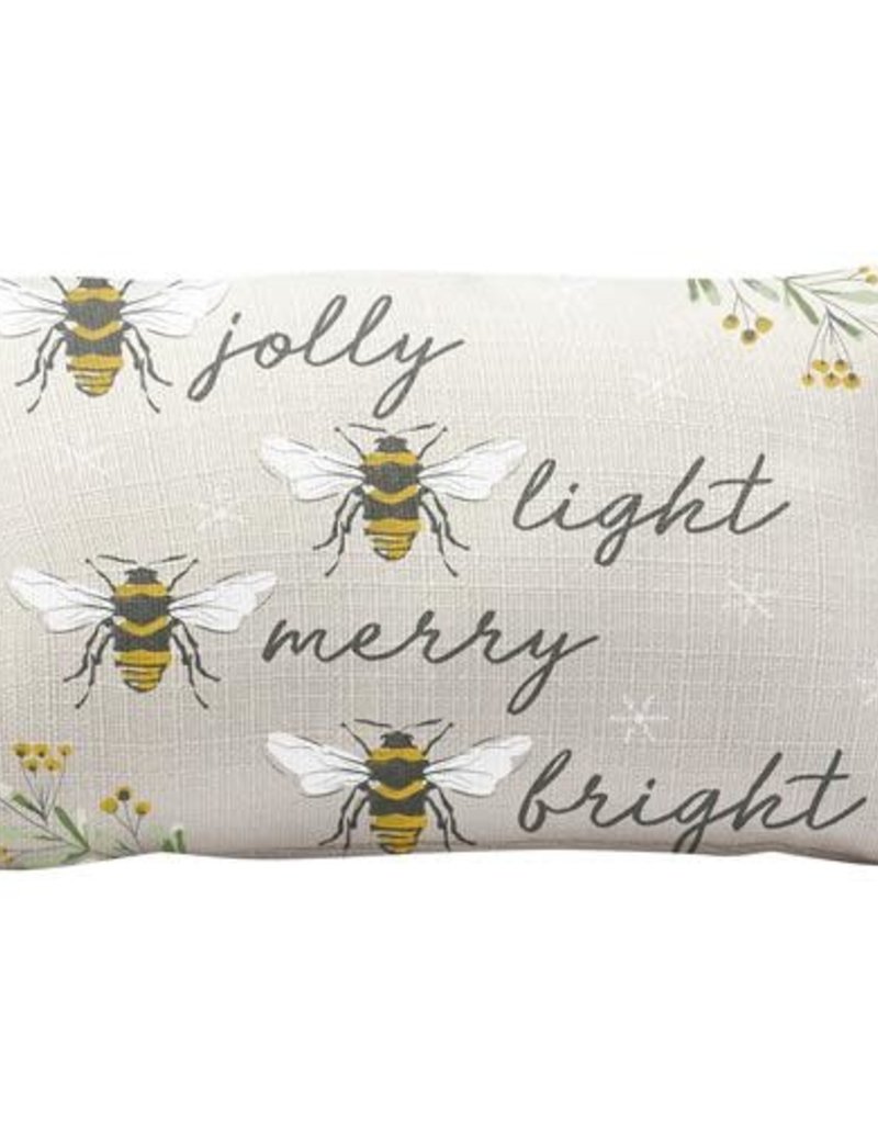 Karma Holiday Lumbar Pillow Bee