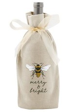 Karma Holiday Canvas Wine Bag Bee