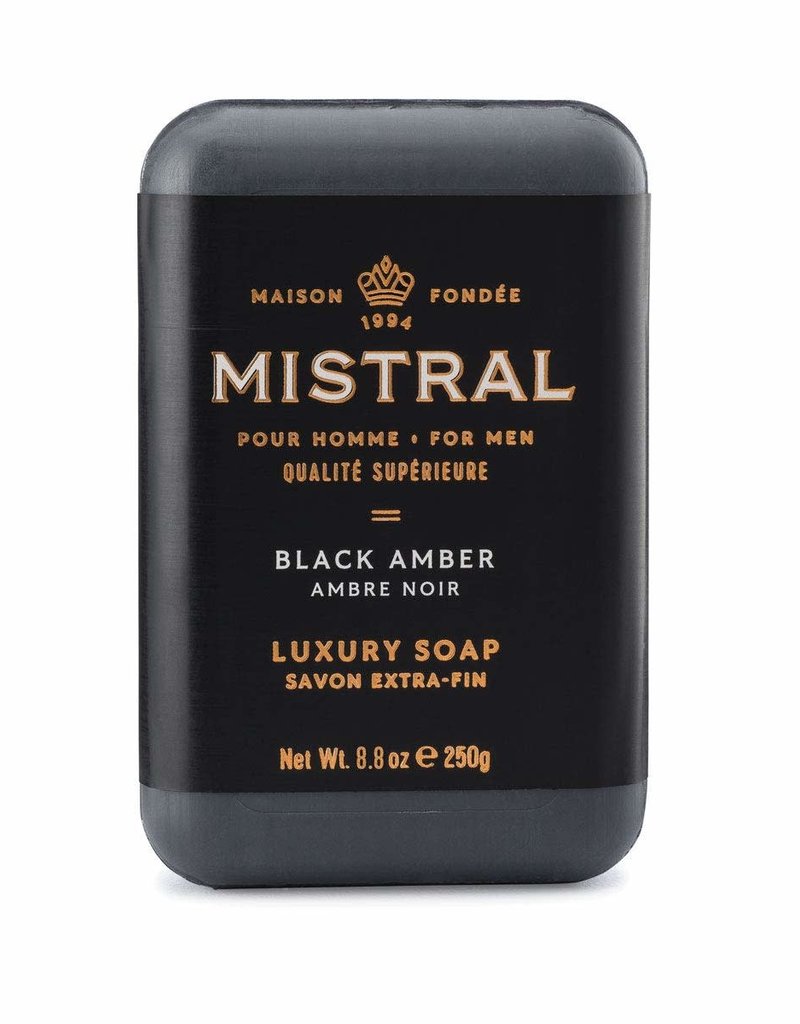 Mistral Black Amber Bar Soap