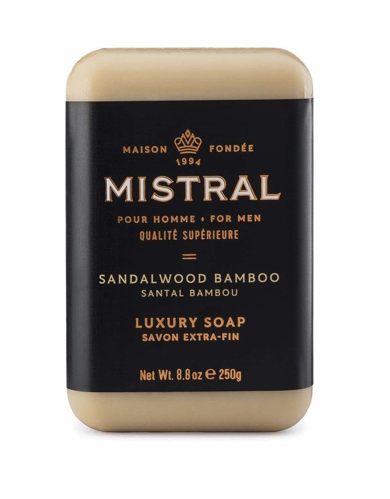 Mistral Sandalwood Bamboo Bar Soap