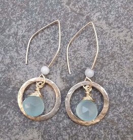Felicity Jewelry Design Brynn Hoop & Gem Earrings