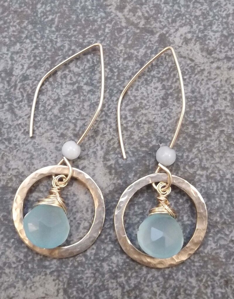 Felicity Jewelry Design Brynn Hoop & Gem Earrings