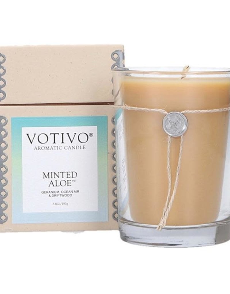 Votivo Minted Aloe Candle 6.8 oz