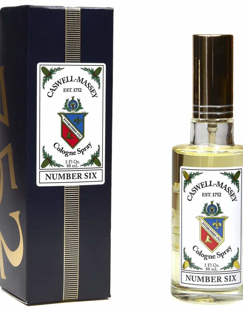 Caswell Massey Number Six Gold Cap Cologne 3 oz