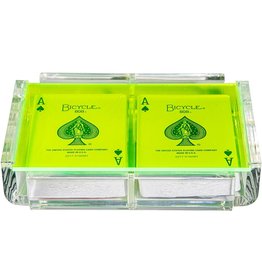 Luxe Dominoes La Pinta Luxe Card Deck Neon Green