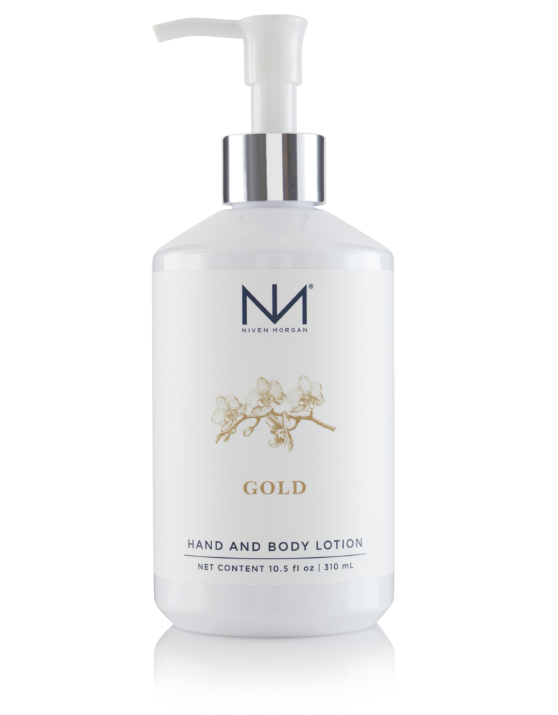 Niven Morgan Gold Hand & Body Lotion 10.5 oz