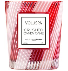 Voluspa Crushed Candy Cane Classic Candle  6.5 oz