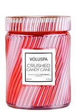 Voluspa Crushed Candy Cane Candle  Small Jar 5.5 oz