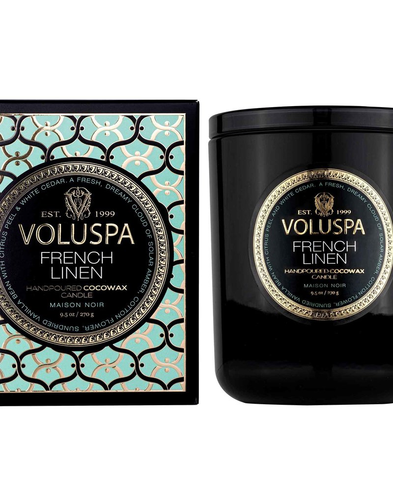 Voluspa French Linen Classic Candle 9.5oz