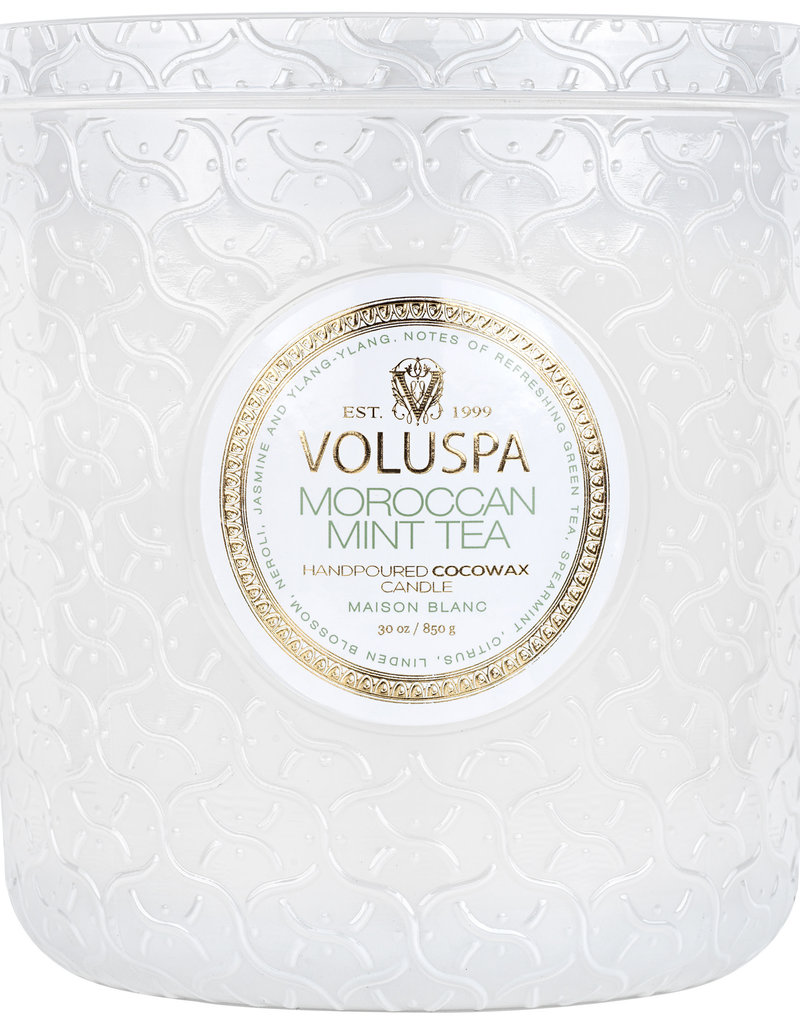 Voluspa Moroccan Mint Tea Luxe Candle 30oz