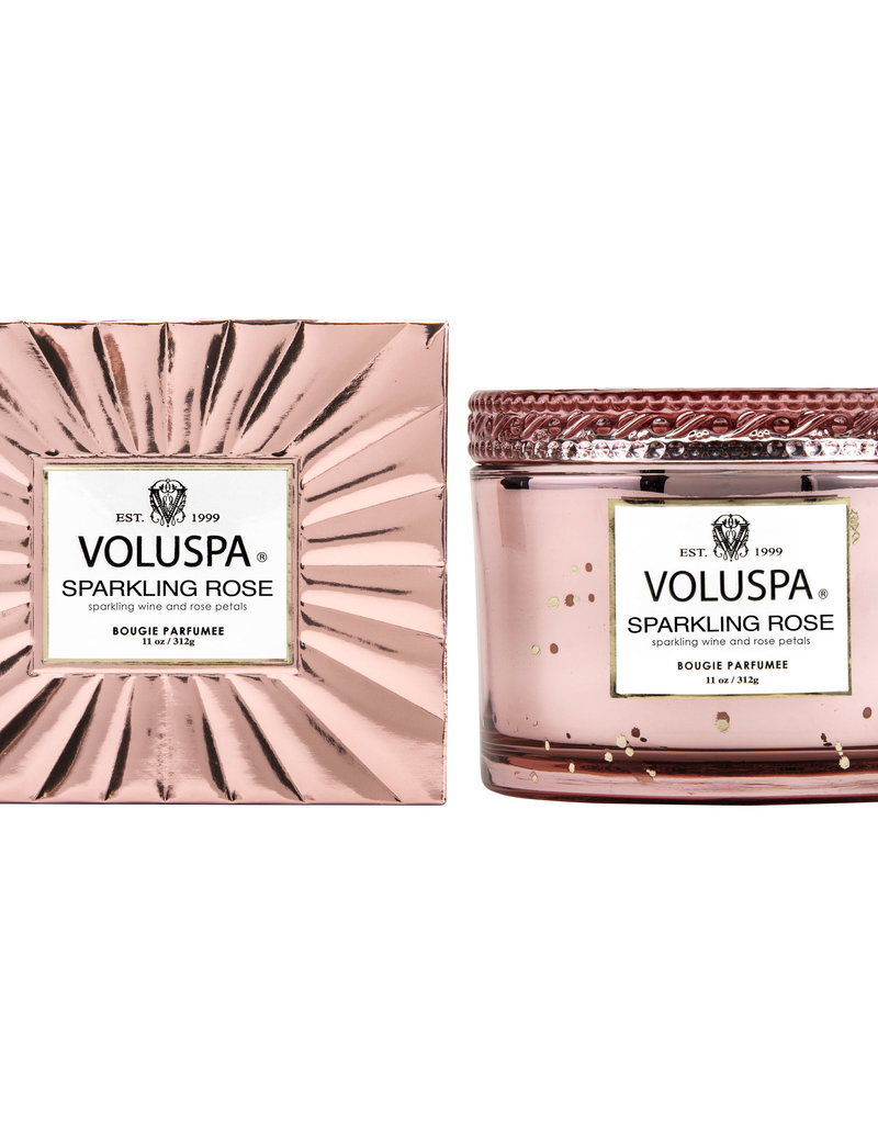 Voluspa Sparkling Rose Corta Maison Candle 11oz