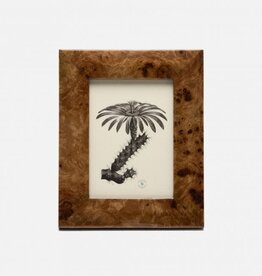 Pigeon & Poodle Narvik Burl Maple Veneer Frame Dark Brown  5x7