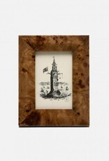 Pigeon & Poodle Narvik  Burl Maple Veneer Frame Dark Brown  4x6